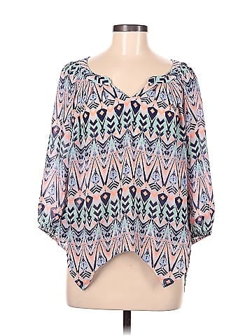 My Michelle 3/4 Sleeve Blouse (view 1)