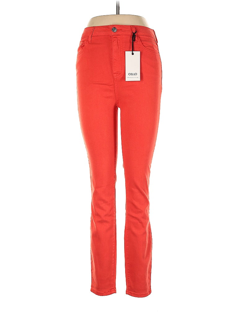Cello Jeans Color Block Red Jeans Size 9 - photo 1