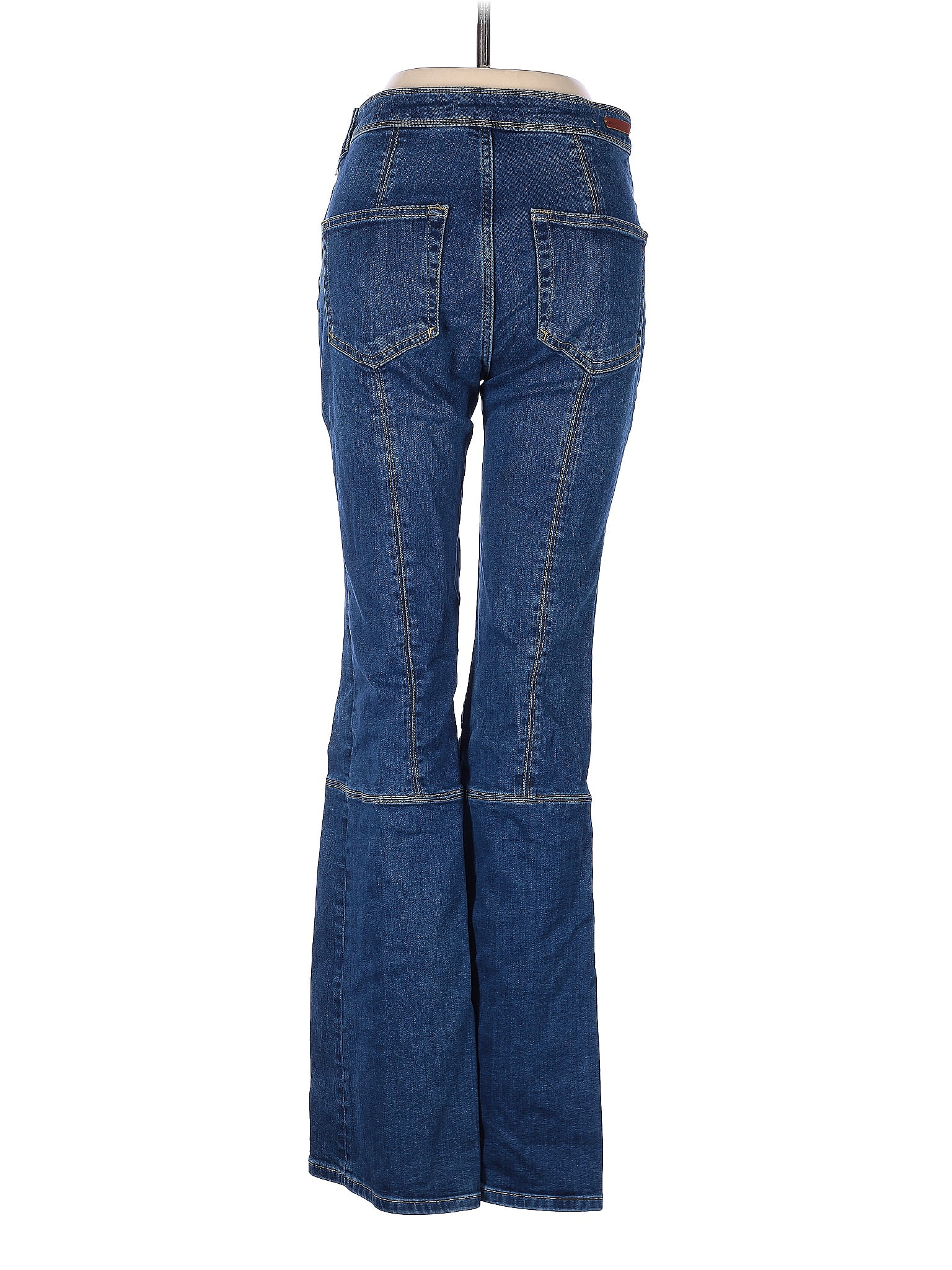 Pilcro and The Letterpress Solid Blue Jeans 25 Waist - 79% off