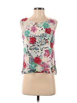 Artelier Nicole Miller for A Pea in the Pod Sleeveless Silk Top (view 1)