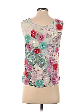 Artelier Nicole Miller for A Pea in the Pod Sleeveless Silk Top (view 2)