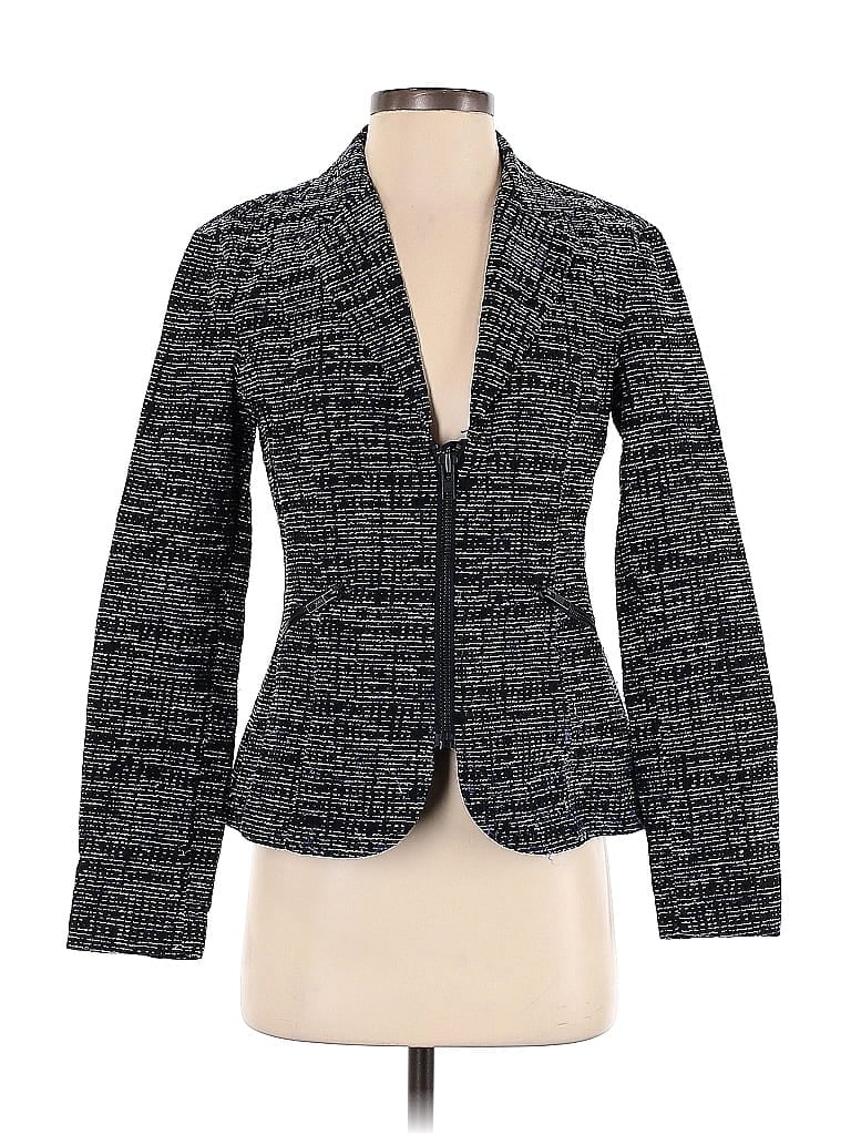 Pre-owned Cabi Blazer Jacket In Gray