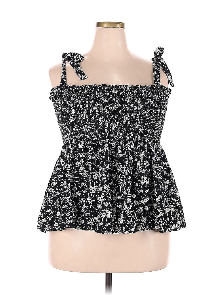 Shein 100% Polyester Black Sleeveless Blouse Size 4X (Plus) - photo 1