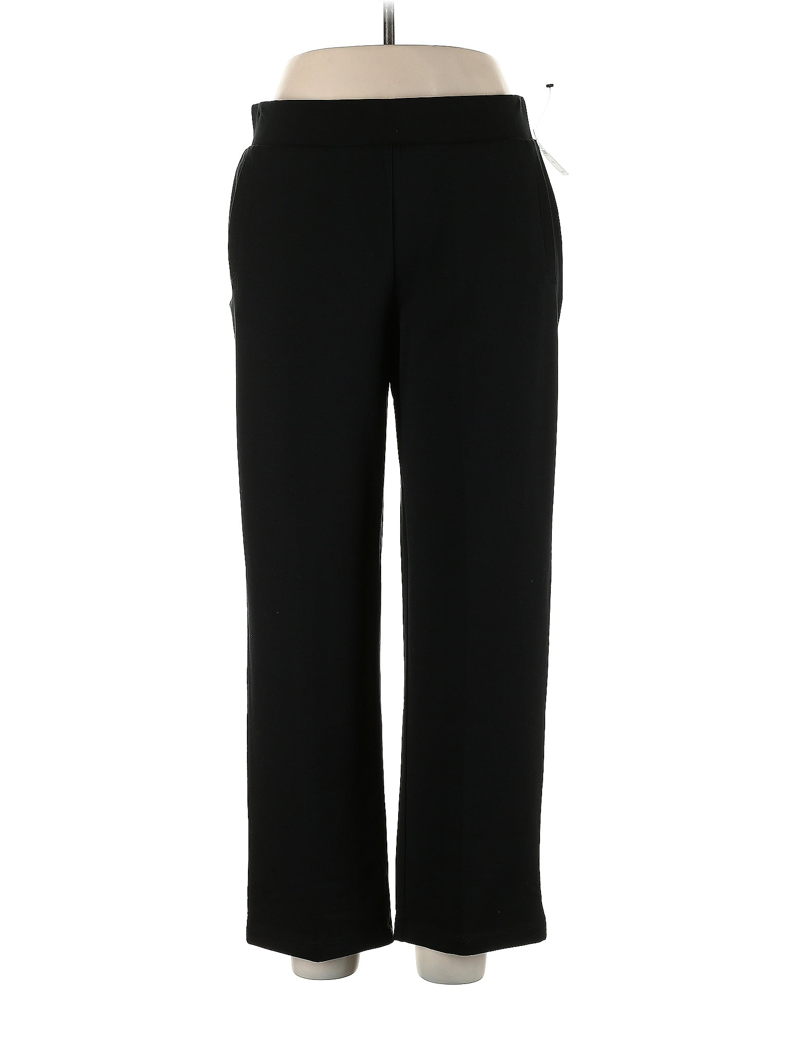 T by Talbots Solid Black Active Pants Size L (Petite) - 73% off | thredUP