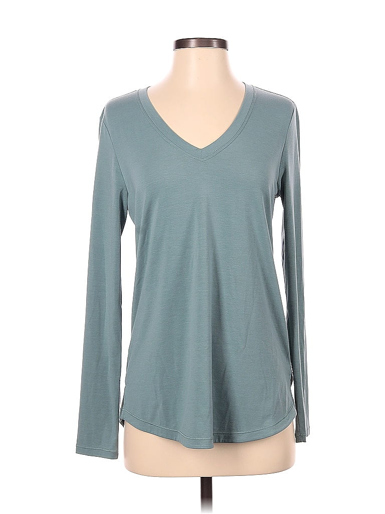 Athleta Solid Teal Active T-Shirt Size S - 40% off | thredUP
