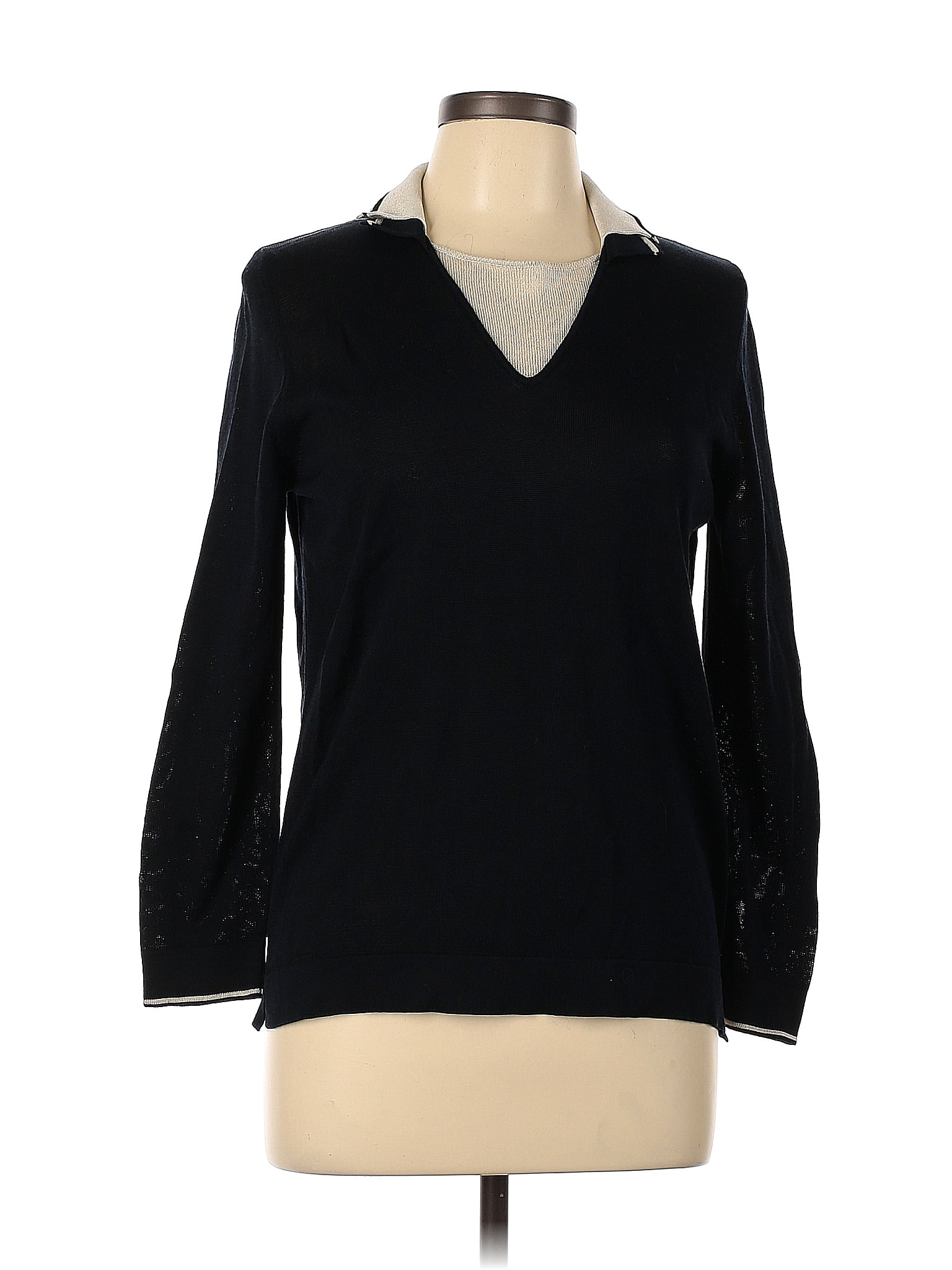 Les Copains Black Pullover Sweater Size 42 (EU) - 76% off | ThredUp