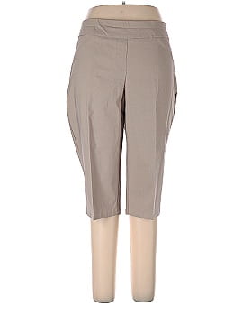Kim Rogers, Pants & Jumpsuits, Kim Rogers Graypull On Tummy Control  Cropped Pants Size 8