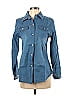 Unbranded Blue Long Sleeve Button-Down Shirt Size 1 - photo 1