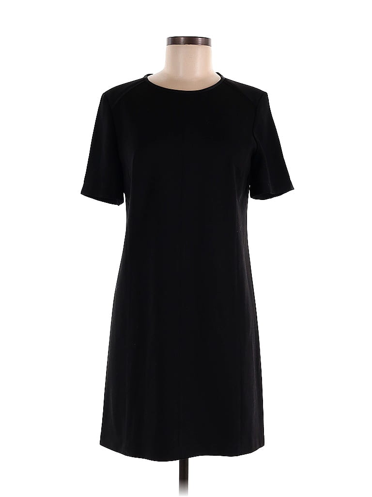 Ann Taylor LOFT Solid Black Casual Dress Size 6 - 69% off | ThredUp
