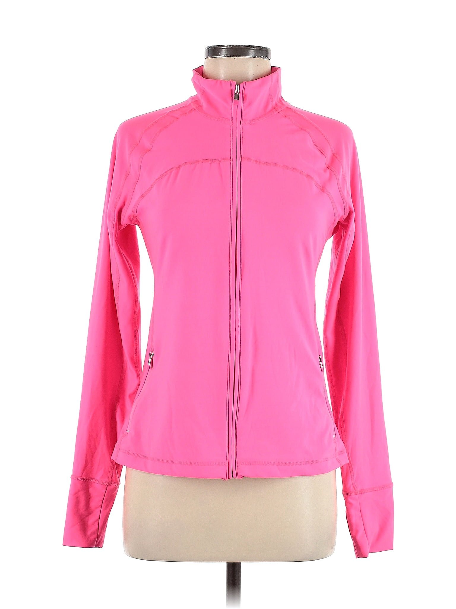 Gap Body Outlet Solid Pink Track Jacket Size M 60 Off Thredup