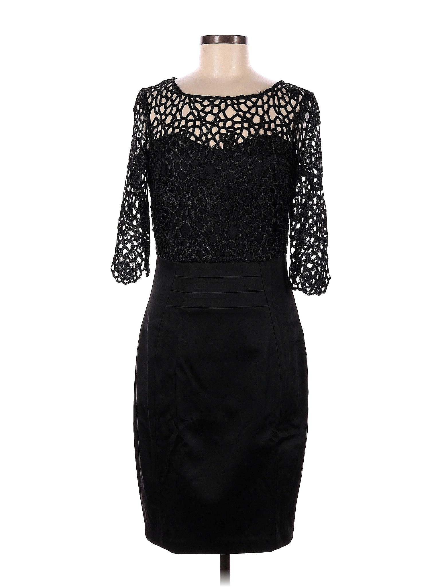 Jax Solid Black Cocktail Dress Size 6 - 75% off | ThredUp