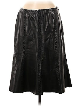 Lafayette 148 New York Faux Leather Skirt (view 1)