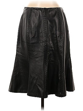 Lafayette 148 New York Faux Leather Skirt (view 2)