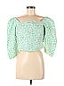 Levi's 100% Polyester Green Long Sleeve Blouse Size L - photo 1