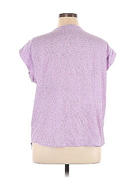 New York & Company Short Sleeve Blouse (view 2)