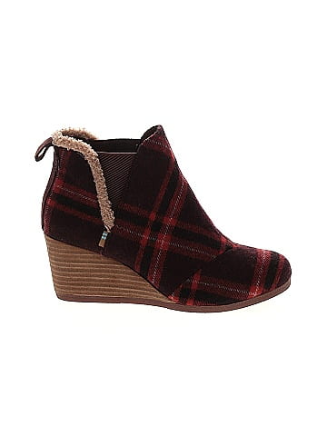 Toms on sale plaid boots