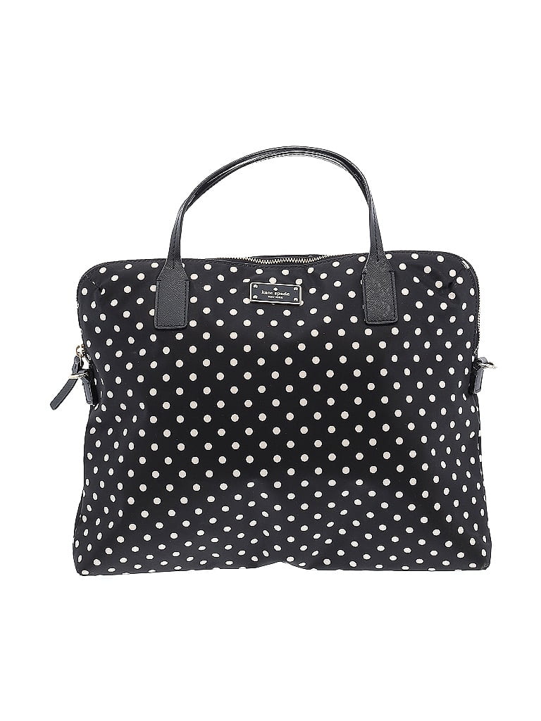 Kate Spade New York Polka Dots Black Laptop Bag One Size 47 Off Thredup