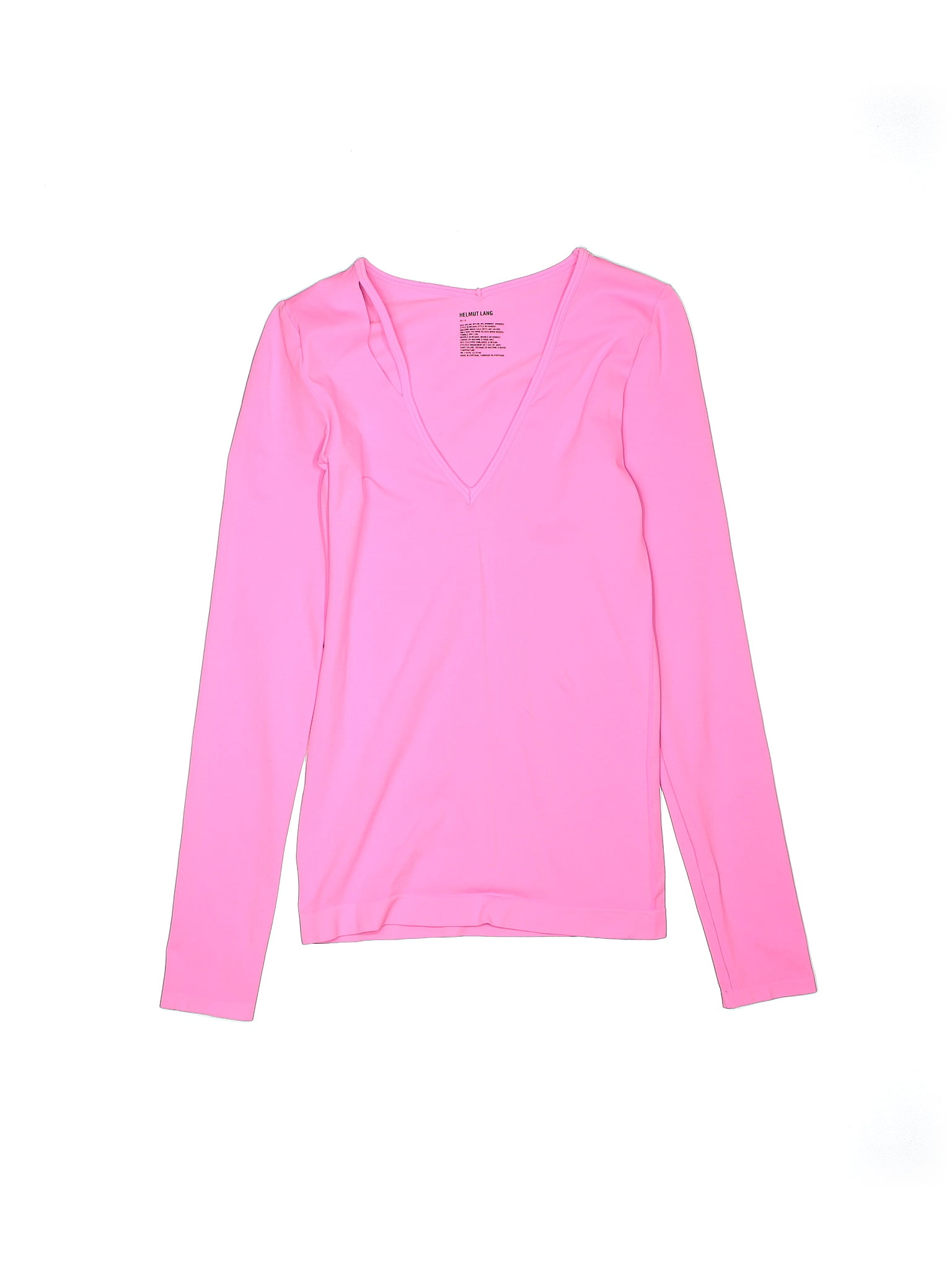 helmut lang pink tee