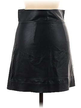 Dazzle Faux Leather Skirt (view 2)