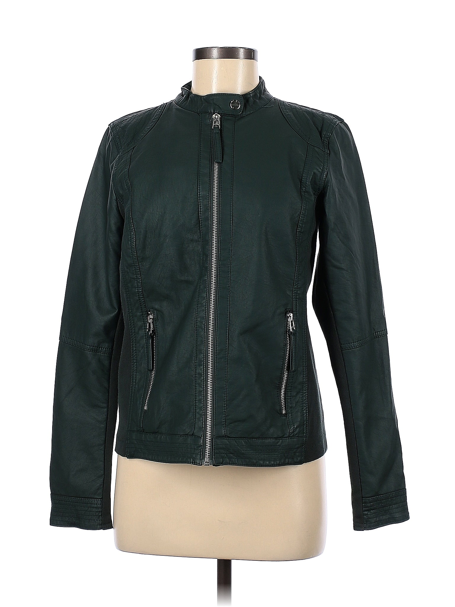 Plus Size Green Peplum Cropped Hooded Military Jacket