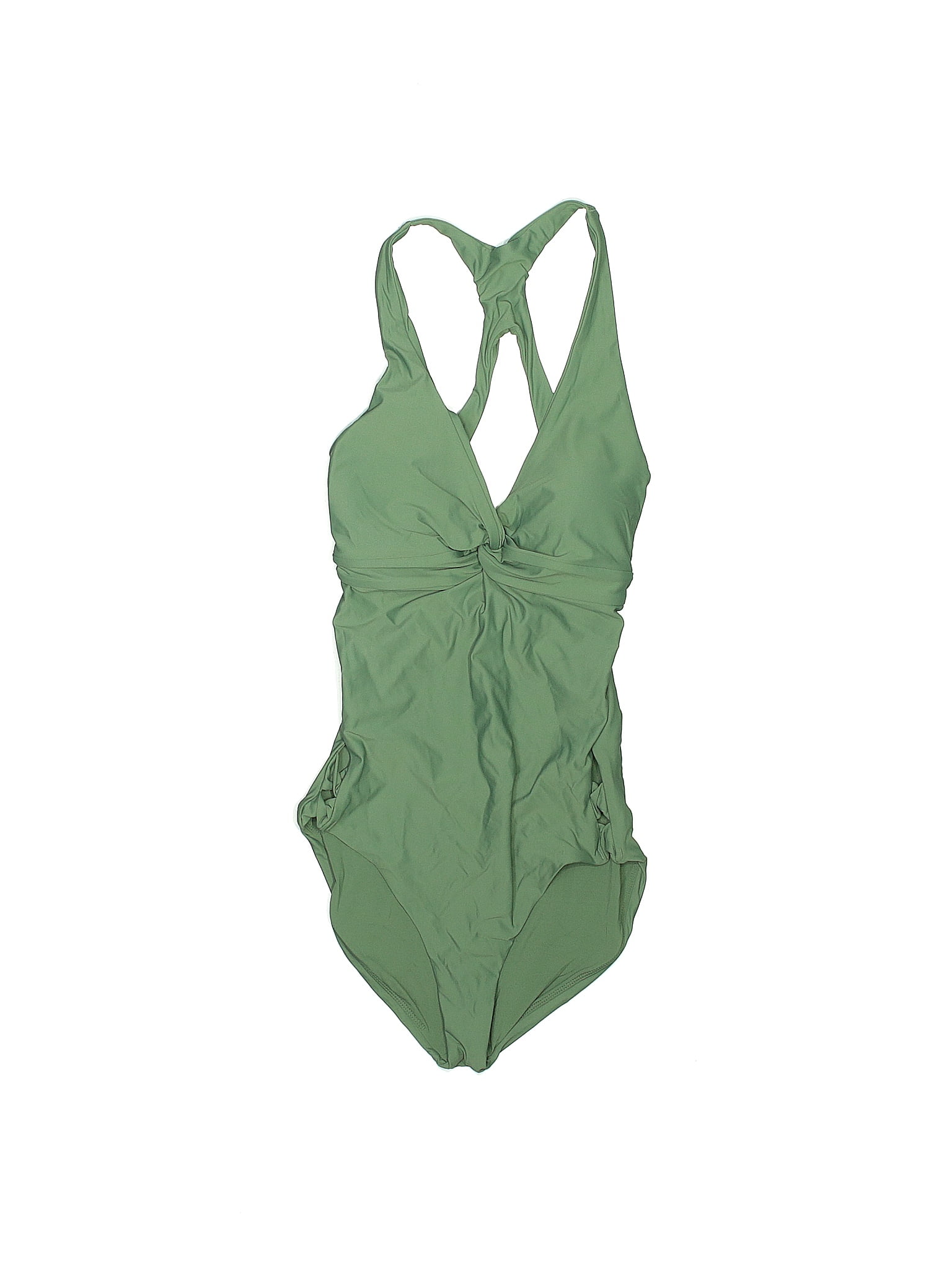 Prana Solid Green One Piece Swimsuit Size S 43 Off Thredup