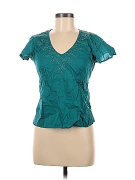 Parallel Short Sleeve Blouse (view 1)