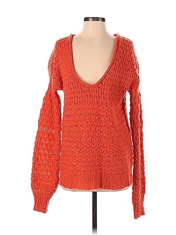 Free people burnt deals orange sweater