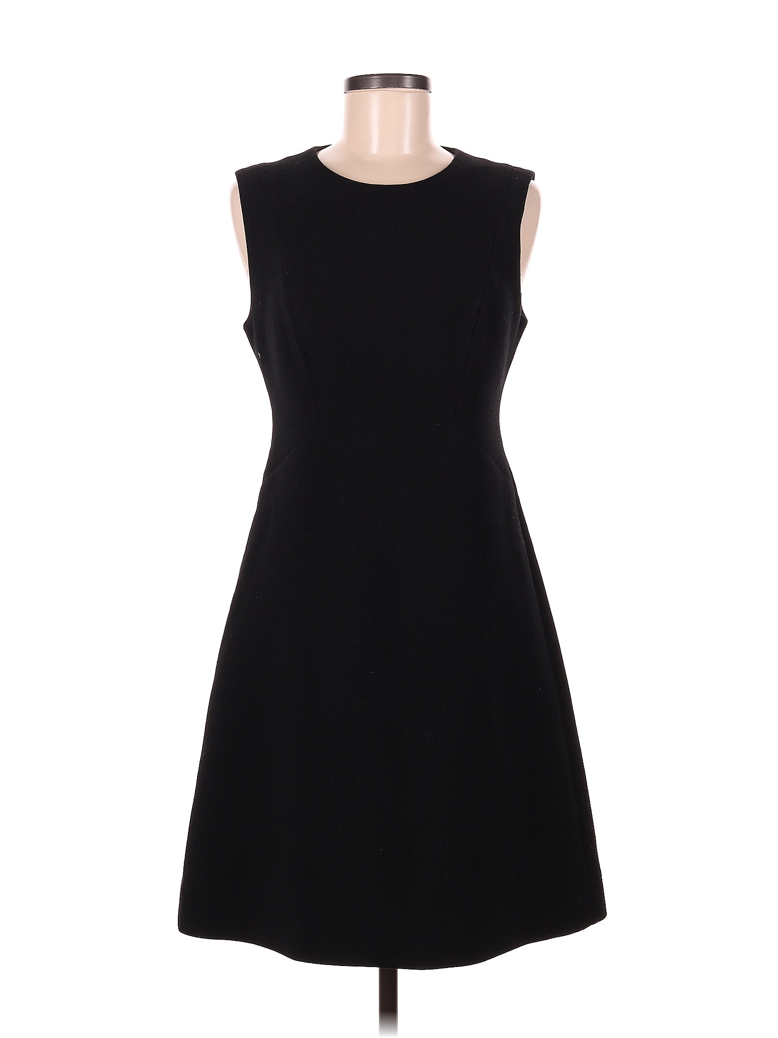 Kate Spade New York Solid Black Casual Dress Size 6 75 Off Thredup