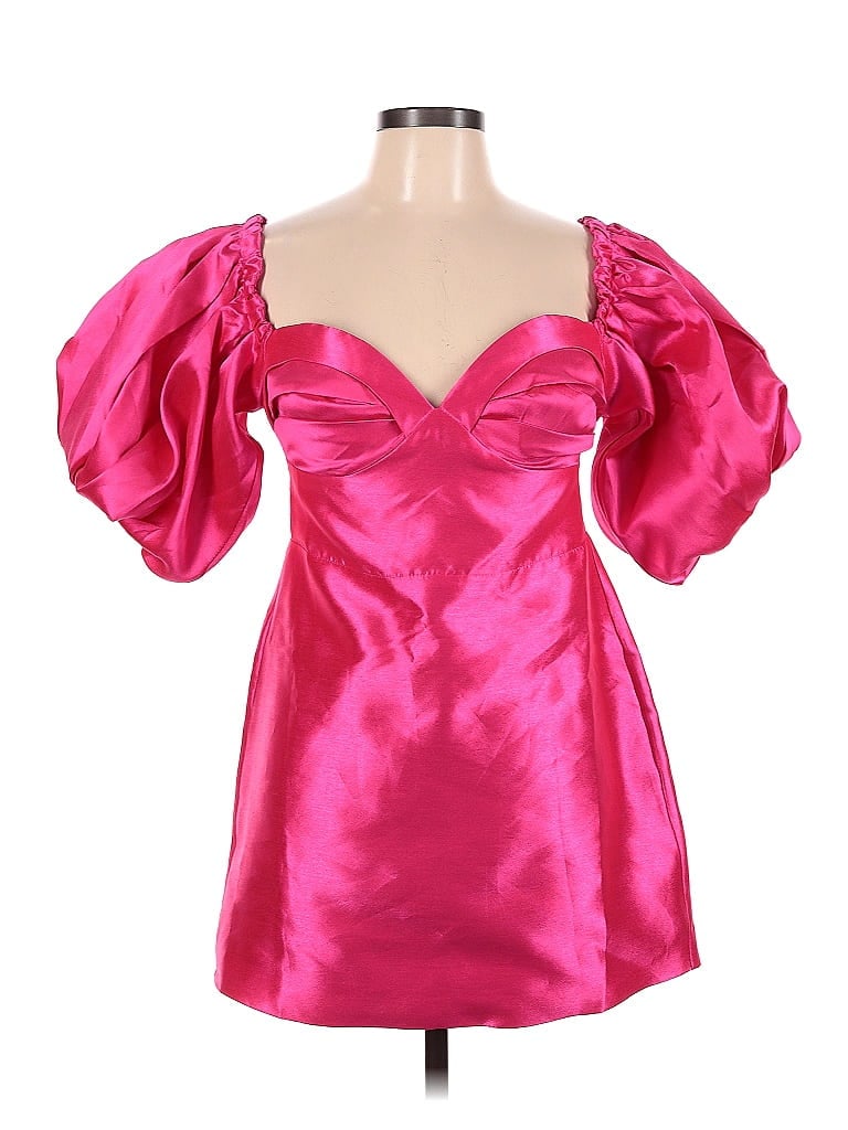 Audette 100% Polyester Pink Cocktail Dress Size M - photo 1