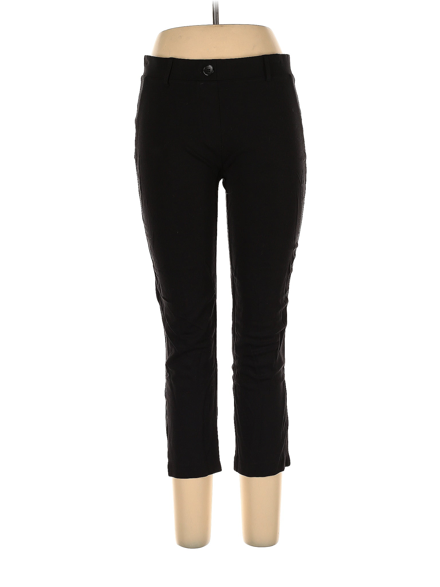 Betabrand Polka Dots Black Casual Pants Size L 70 off ThredUp