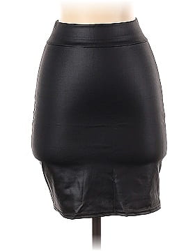 Boohoo Faux Leather Skirt (view 1)