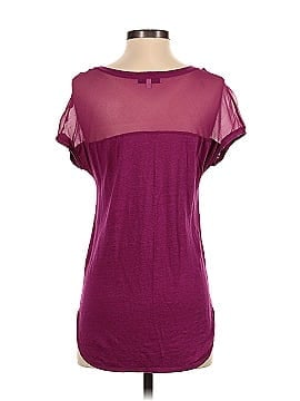 Sandro Short Sleeve Silk Top (view 2)