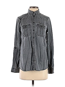 Express Long Sleeve Button-Down Shirt (view 1)