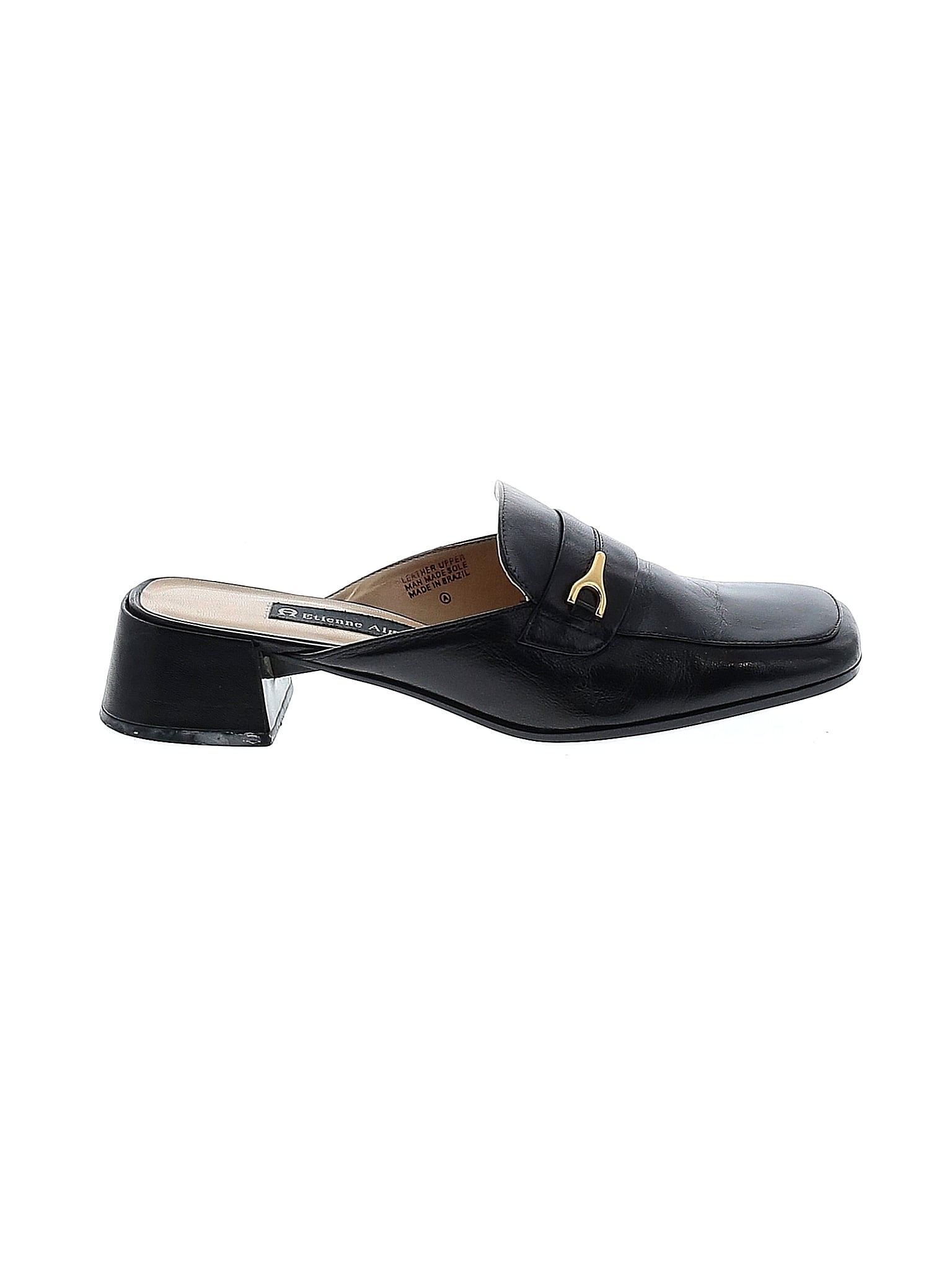 Etienne Aigner Solid Black Mule Clog Size 8 81 off ThredUp