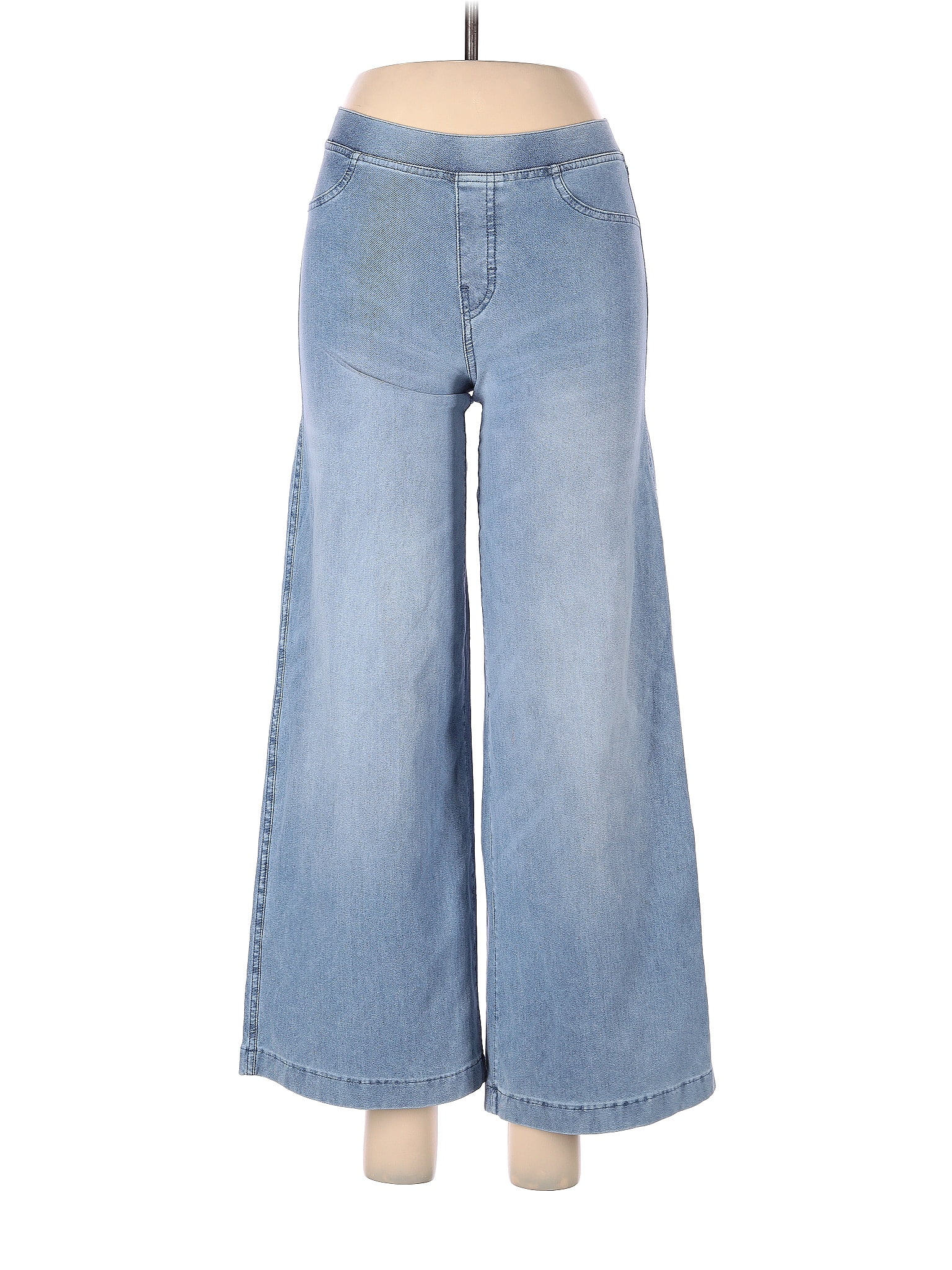 H&M Solid Blue Jeans Size 14 - 39% off | thredUP