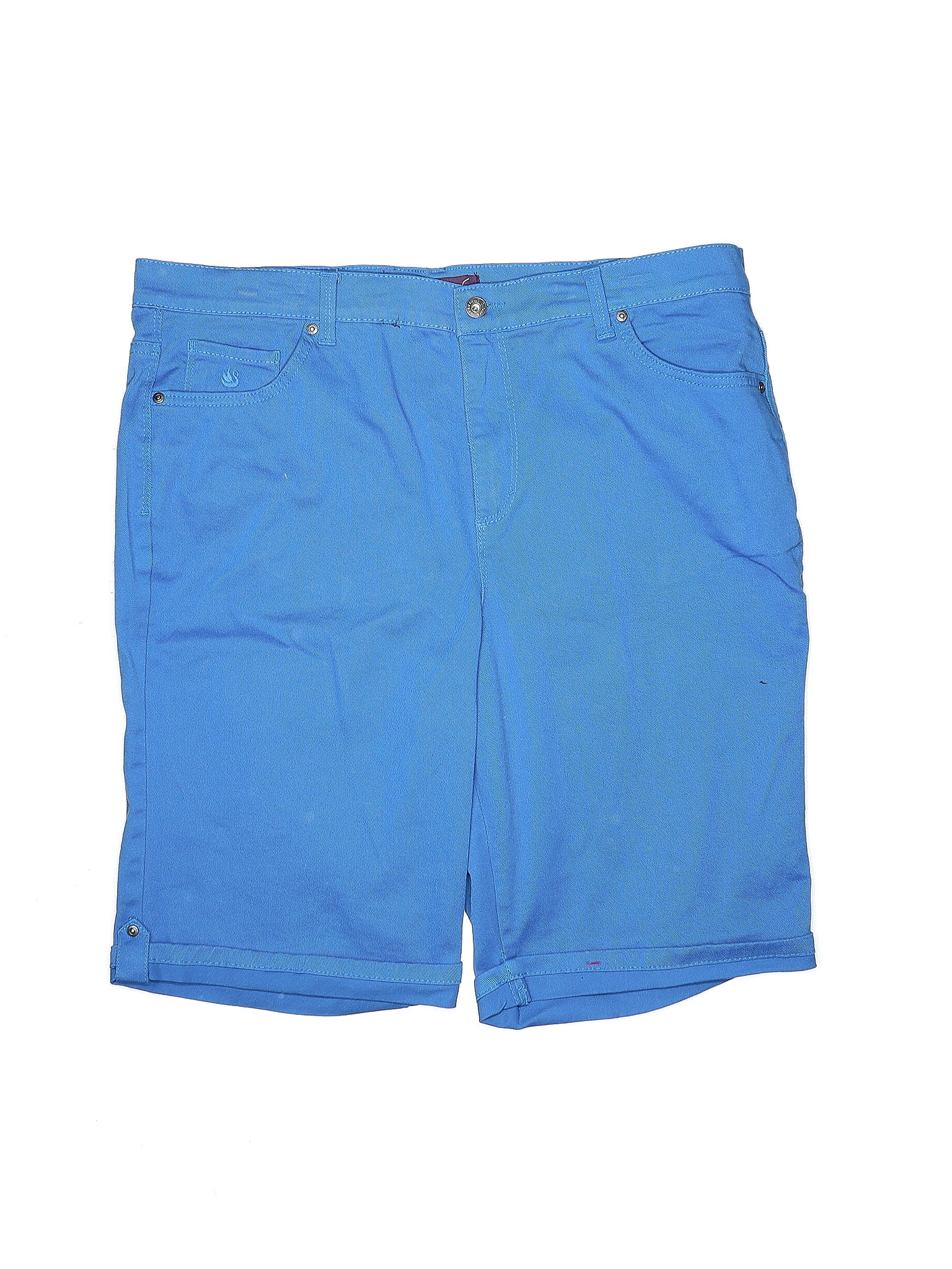 Gloria Vanderbilt Solid Blue Denim Shorts Size 16 50 Off ThredUP gloria-vanderbilt-solid-blue-denim-shorts-size-16-50-off-thredup