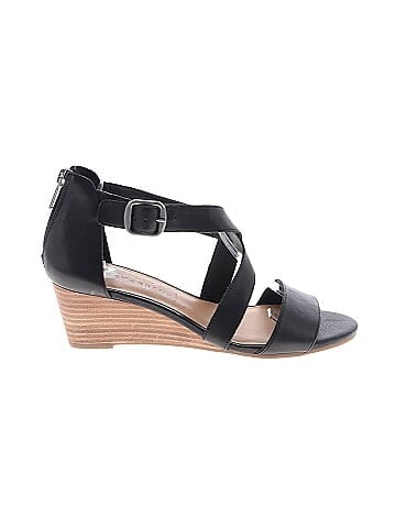 Lucky brand hot sale black wedges