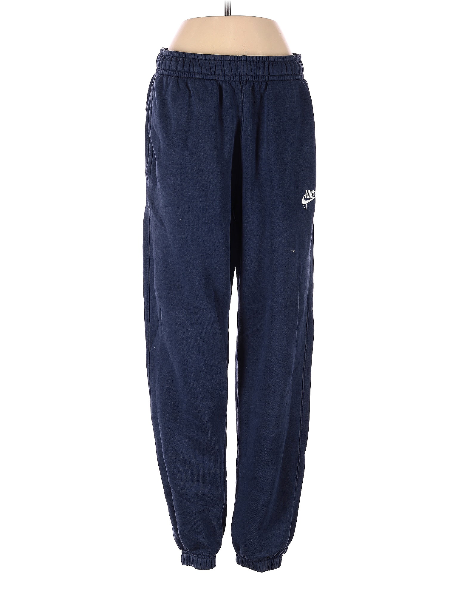 Nike Solid Navy Blue Sweatpants Size P - 48% off | ThredUp