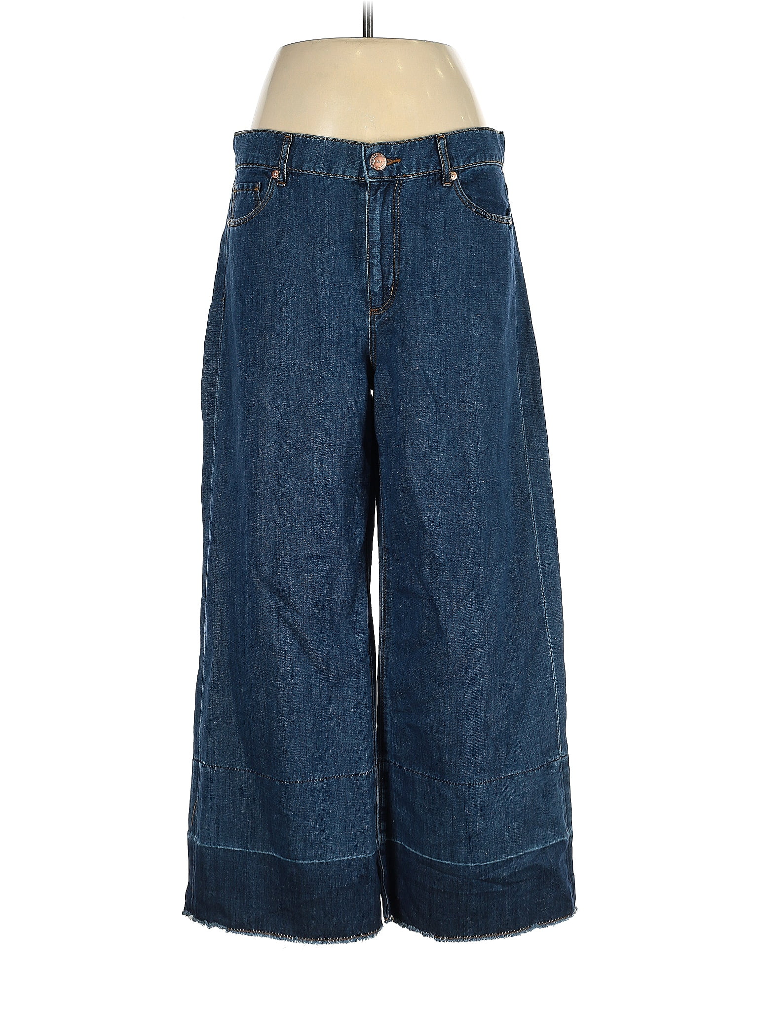 Ann Taylor LOFT Solid Blue Jeans 29 Waist 68 off ThredUp