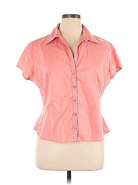 New York & Company Short Sleeve Button-Down Shirt (view 1)