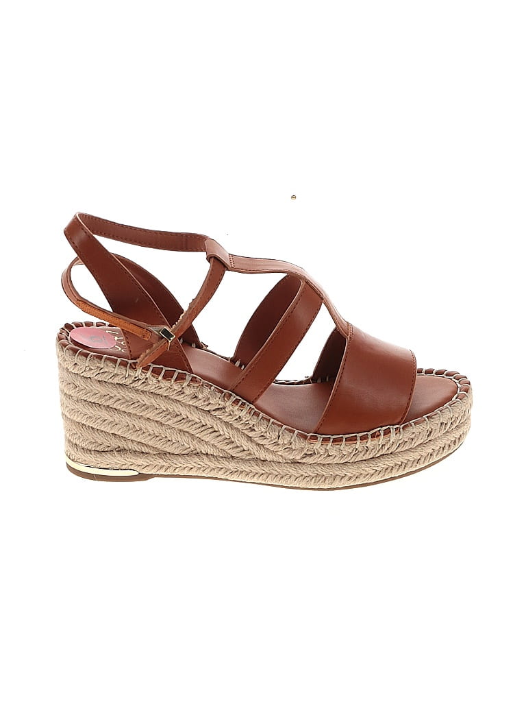 Sandales à Plateforme Franco Sarto - Cuir Verni Léopard - Pointure 11 US - Neuf Sans Boîte