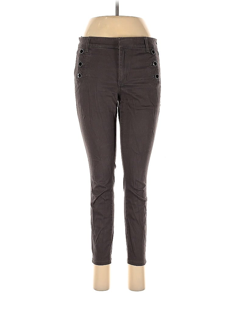 Pre-owned Ann Taylor Loft Jeggings In Gray