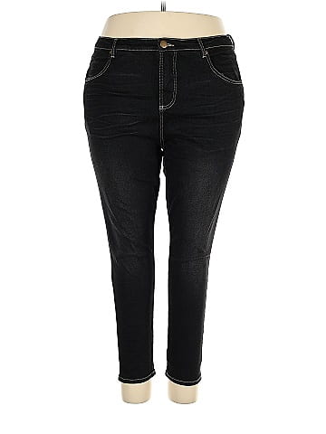 Black jeggings size on sale 20