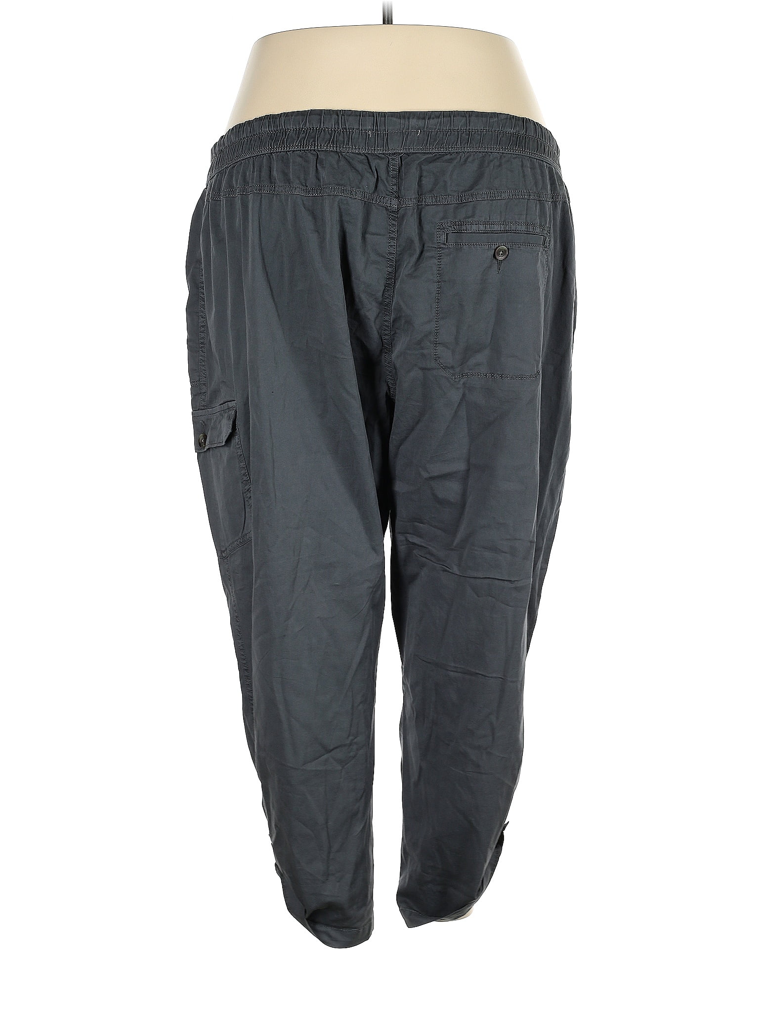 Sonoma Goods for Life Black Cargo Pants Size 14 (Petite) - 51% off