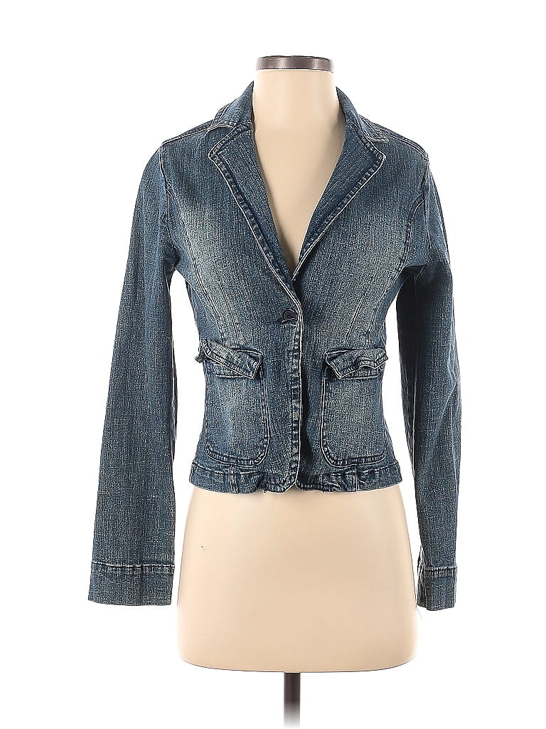 Miss Lili Blue Denim Jacket Size M - 60% off | ThredUp