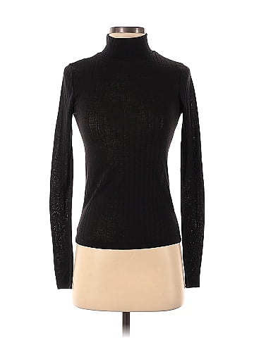 Topshop black 2024 roll neck