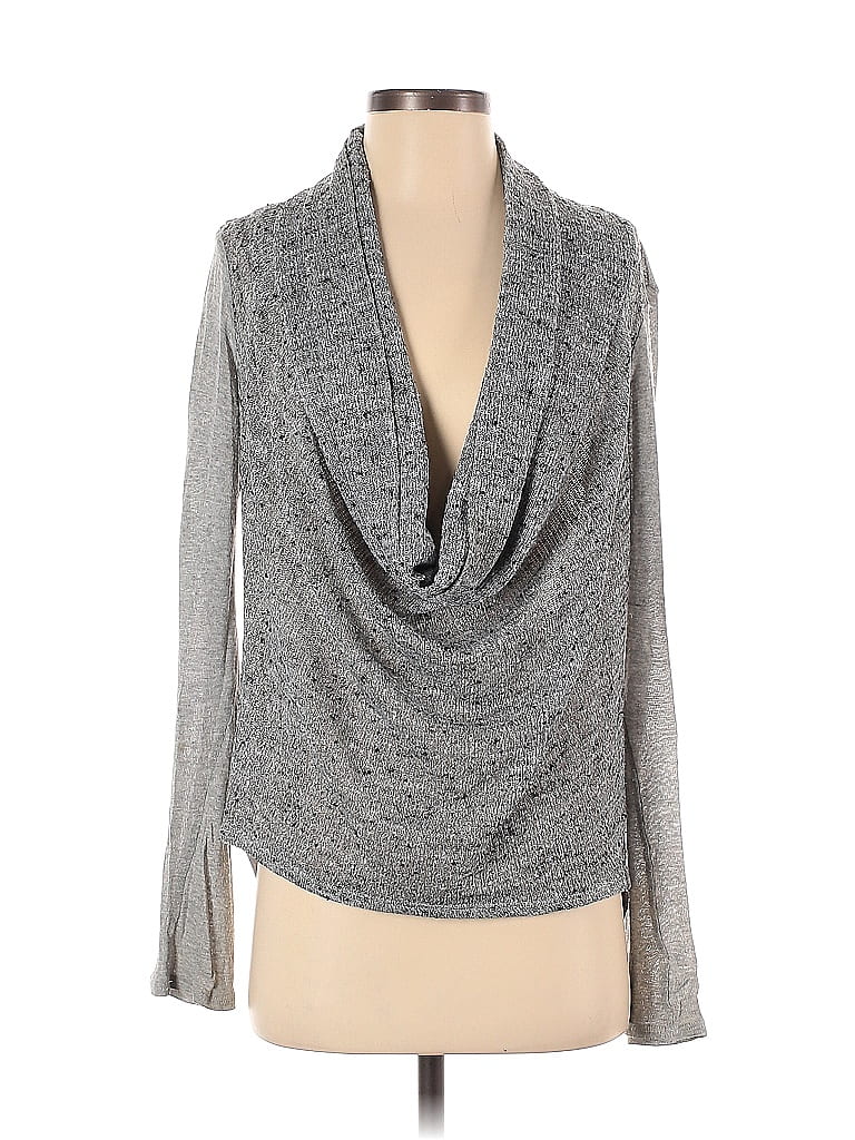 Ella Moss Marled Gray Pullover Sweater Size S - photo 1