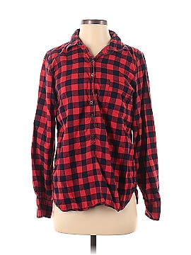 J.Crew Factory Store Long Sleeve Button-Down Shirt (view 1)