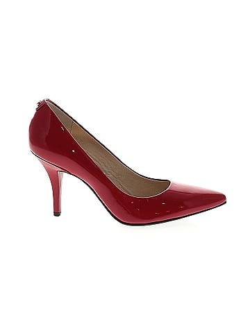 Michael kors hot sale red heels