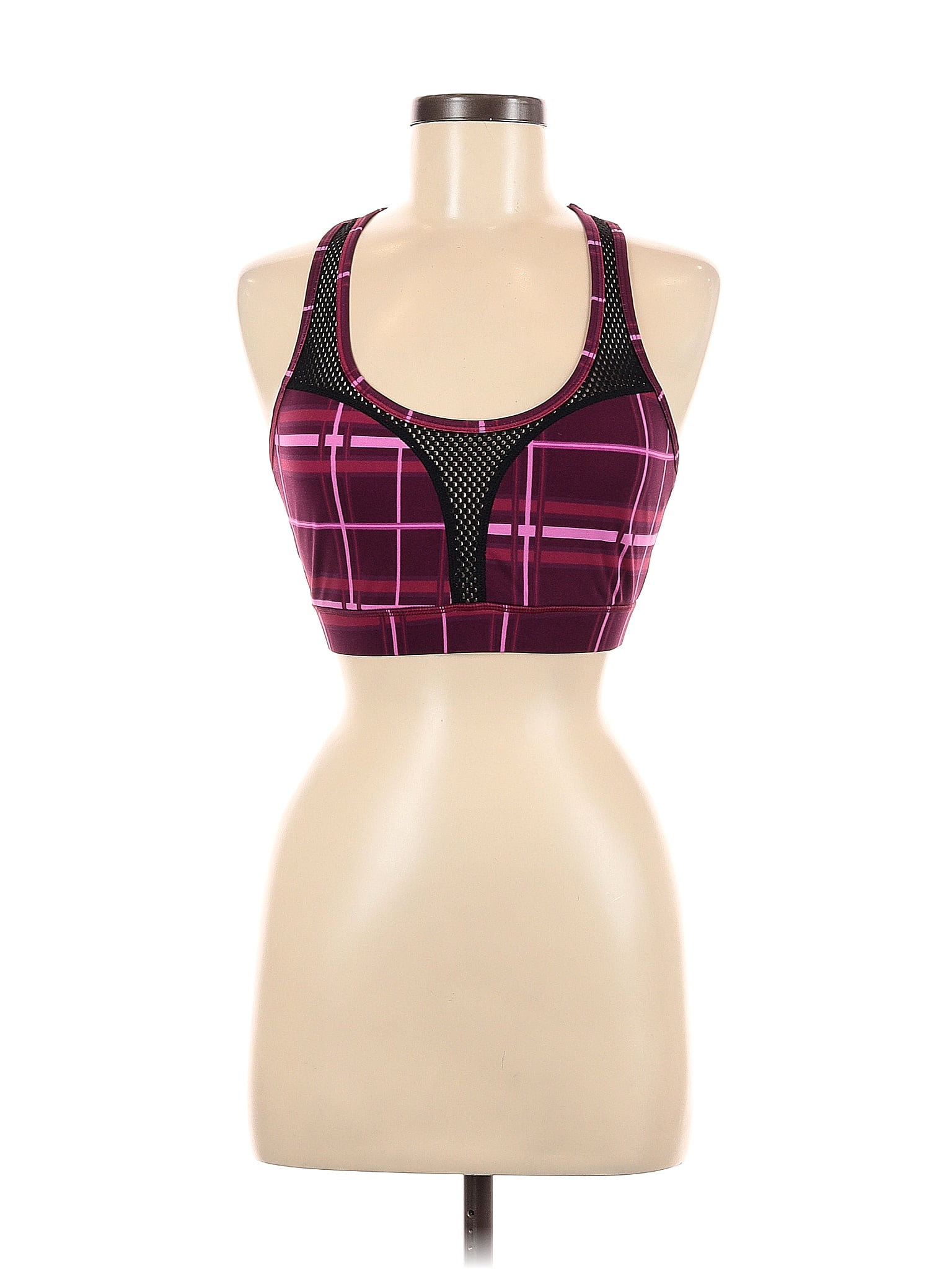 Pop Fit Purple Sports Bra Size M - 40% off